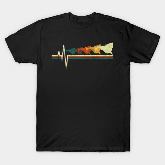 Vintage Prehistoric Shark - Retro Megalodon Tee T-Shirt by biNutz